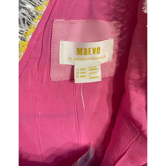 Anthropologie Maeve Sleeveless Tweed Mini Dress NWT 18W - Picture 11 of 15